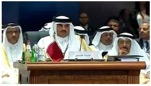 بالفيديو : هذه هي الجملة التى قالها السيسي لأمير قطر وقطع الصوت عنه و هذه جملتان صدمت العرب