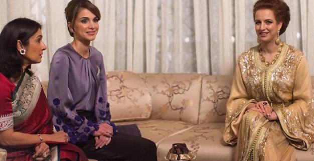 صداقة نساء القصور. الملكة رانيا تنشر صوراً تجمعها بعقيلة محمد السادس